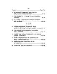 Media Literacy and Critical Thinking for B.B.A. Sem. II (Meerut Universities) According to NEP-2020