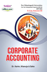 Corporate Accounting For Sem.-3 (Chattisgarh University) According to NEP-2020