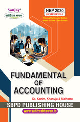 Fundamental of Accounting For B.Com. Sem.-1 (Chattisgarh University) According to NEP-2020