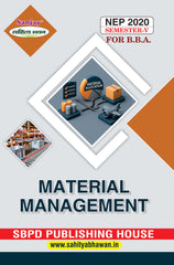 Material Management For B.B.A. Sem.-5 (Chattisgarh University) According to NEP-2020