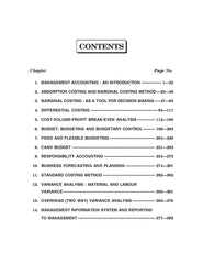 Management Accounting For B.Com. Sem.-5 (Chattisgarh University) According to NEP-2020