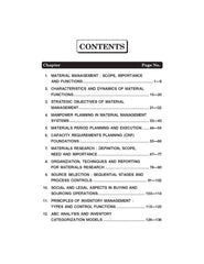 Material Management For B.B.A. Sem.-5 (Chattisgarh University) According to NEP-2020